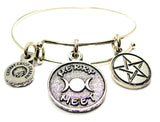 Triquetra Blessed Be Merry Meet 3 Piece Splash of Color Set