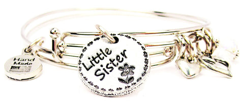 little sister bracelet, little sister bangles, little sister jewelry, sister bracelet, sister bangles, family jewelry