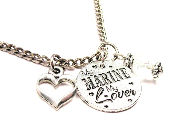 My Marine My Lover Necklace with Small Heart