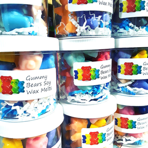 Gummy Bear jars of  candy Scented Soy Wax Melts