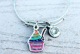 Rainbow Colored Frozen Yogurt Bangle