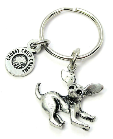 Crazy Chihuahua Key Chain