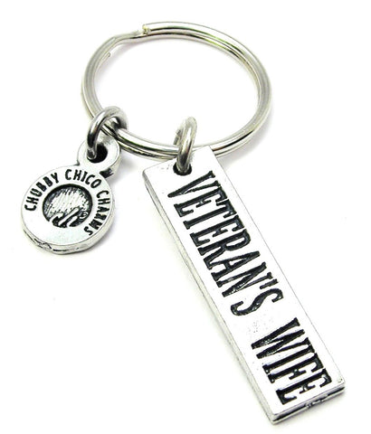 Veteran's Wife Tab Key Chain