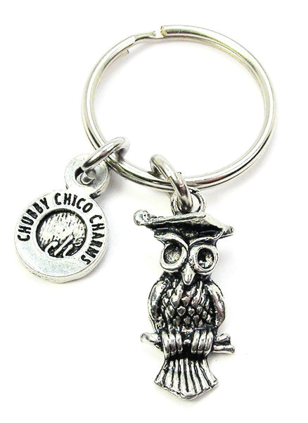 Wise Old Owl Key Chain