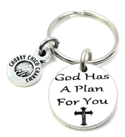 God Has A Plan For You Key Chain