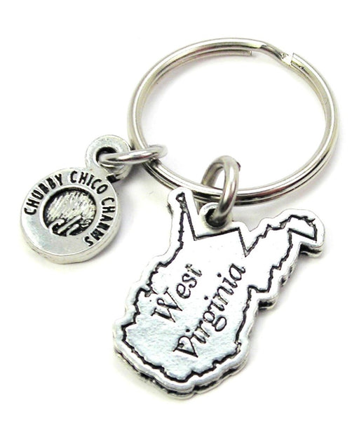 West Virginia Key Chain