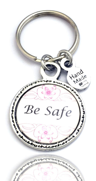 Be Safe Framed Resin Key Chain