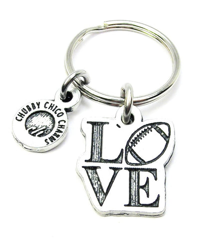 Love With Football O Key Chain