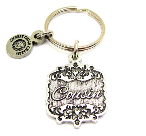 Cousin Victorian Scroll Key Chain