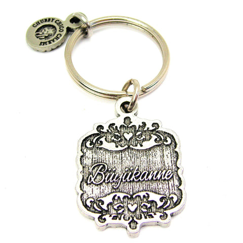 Buyukanne Victorian Scroll Key Chain