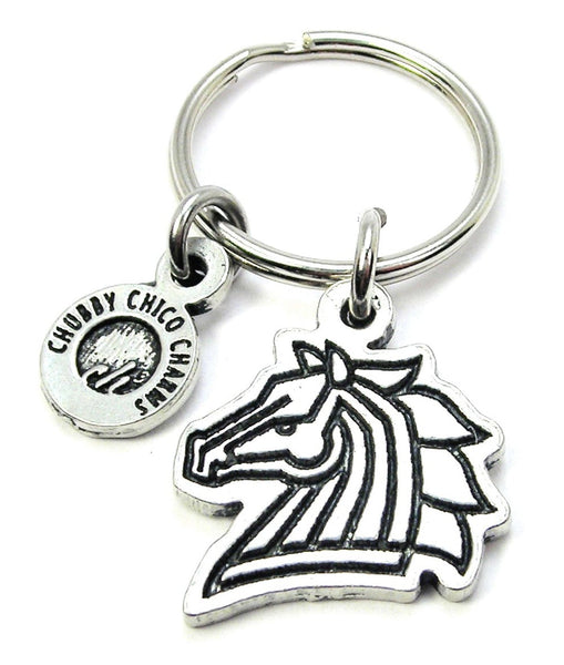 Tribal Looking Horse Key Chain