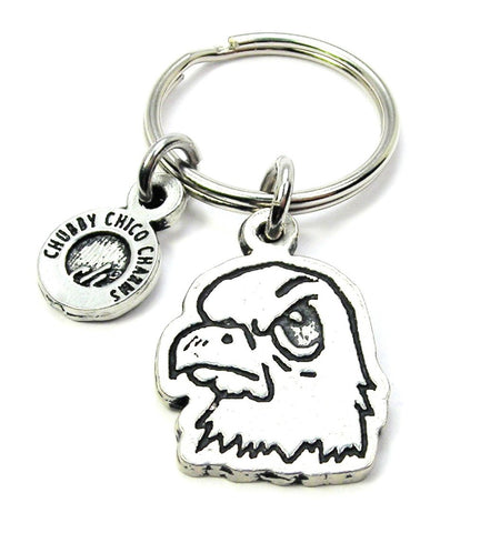 Large Eagle Head Key Chain