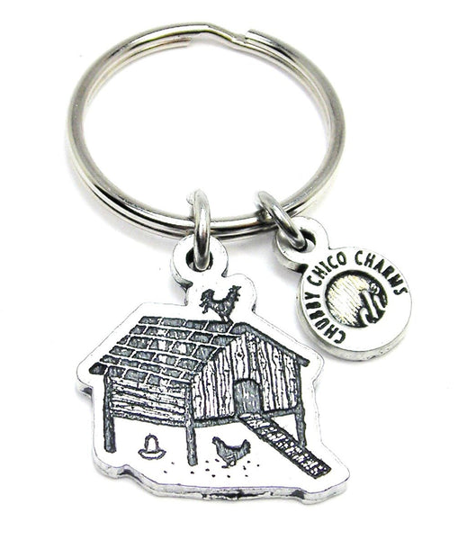 Little Chicken Coop Key Chain