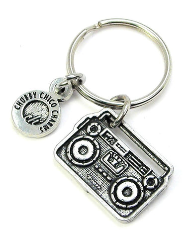 Boom Box Key Chain