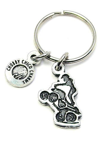 Girl On Four Wheeler Key Chain