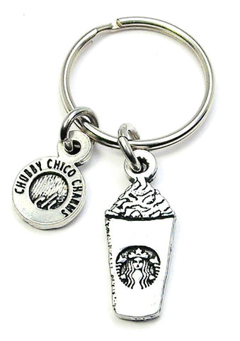 Mermaid Coffee Cup Key Chain