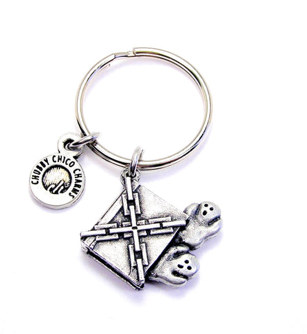 Haunted Book Key Chain