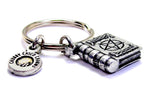 Satanic Book Key Chain