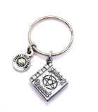 Satanic Book Key Chain