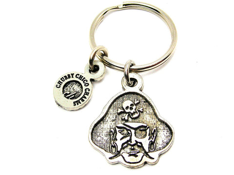 Pirate Head Key Chain