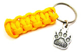 Lions Mascot Paw Print 550 Military Spec Paracord Key Chain