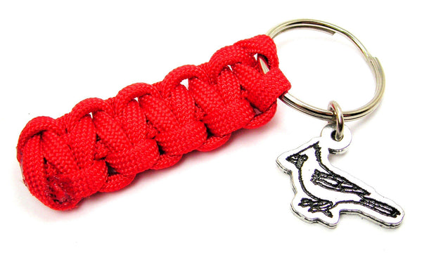 Cardinals Mascot 550 Military Spec Paracord Key Chain