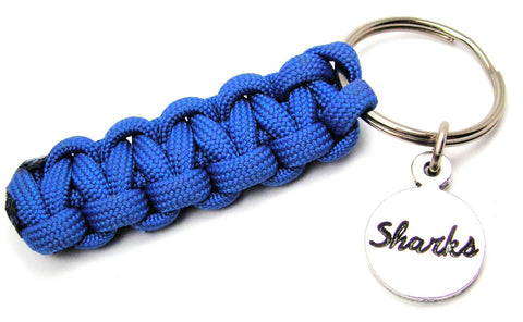 Sharks Circle 550 Military Spec Paracord Key Chain