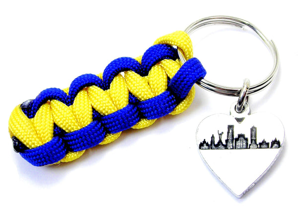 Ukrainian Skyline 550 Military Spec Paracord Key Chain