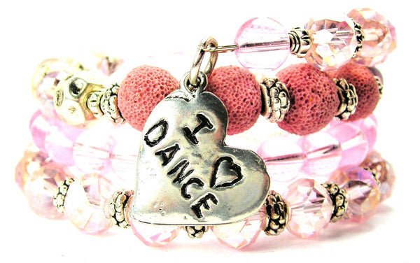 I Love Dance Multi Wrap Bracelet