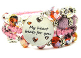 My Heart Beats For You Multi Wrap Bracelet