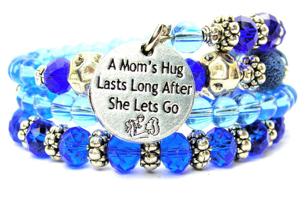 A Moms Hugs Lasts Long After She Lets Go Multi Wrap Bracelet