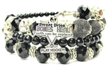 Sweat Dries Bones Heal Teeth Can Be Replaced Play Hockey Multi Wrap Bracelet