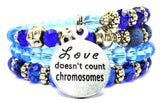 Bangle Love Doesn't Count Chromosomes Multi Wrap Bracelet