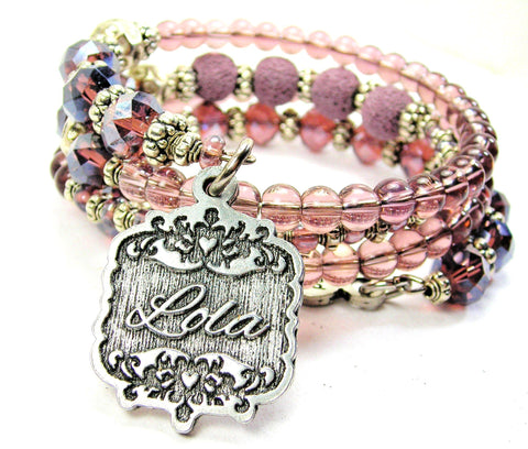 Lola Victorian Scroll Multi Wrap Bracelet