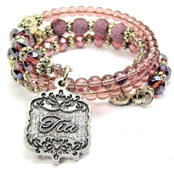 Tia Victorian Scroll Multi Wrap Bracelet