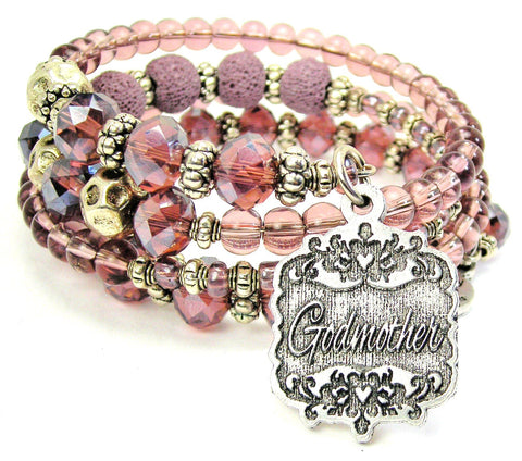 Godmother Victorian Scroll Multi Wrap Bracelet