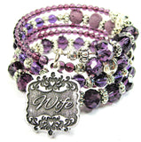 Wife Victorian Scroll Multi Wrap Bracelet