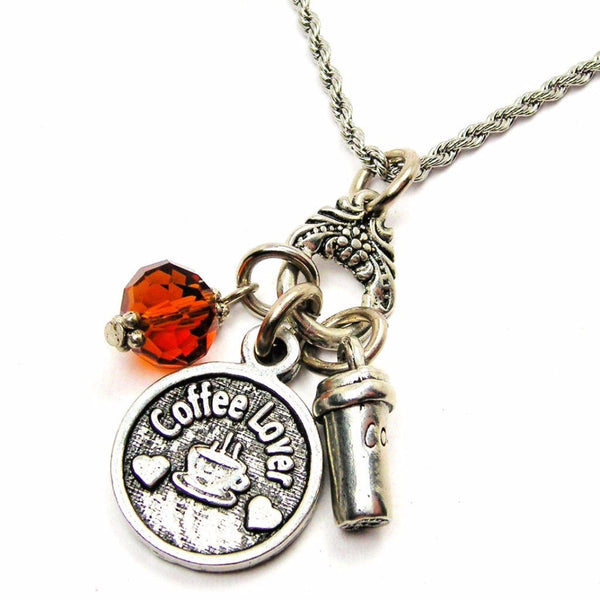 Coffee Lover Catalog Necklace