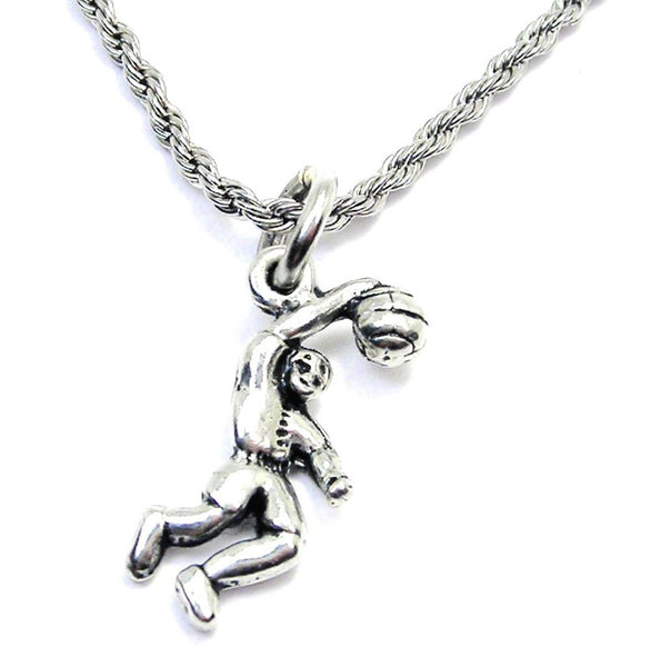 Slam Dunk Player Single Charm Necklace