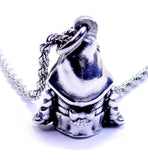 Female Gnome Single Charm Necklace