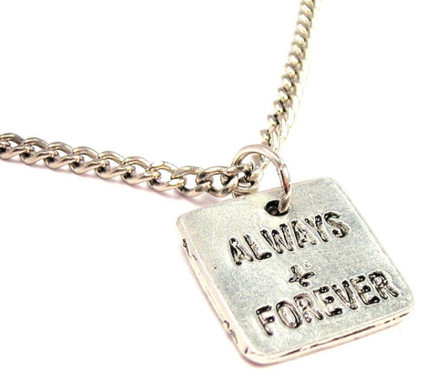 Always And Forever Single Charm Necklace