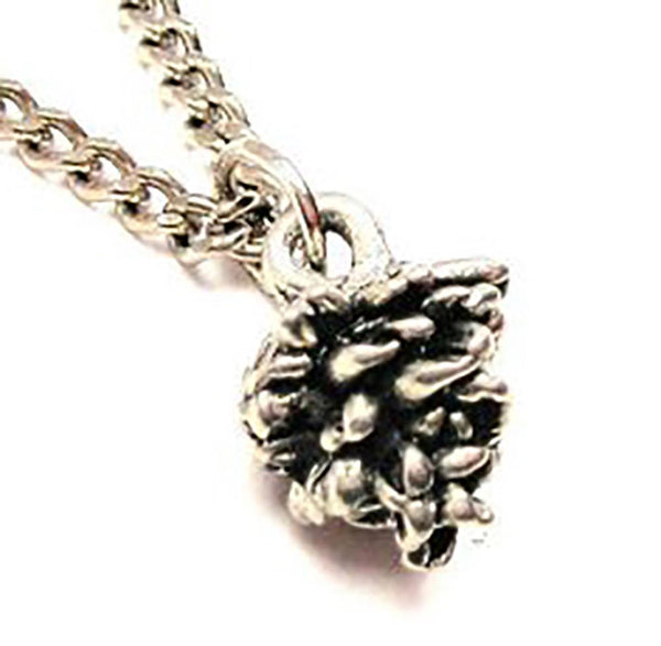 Full Pine Cone Single Charm Necklace