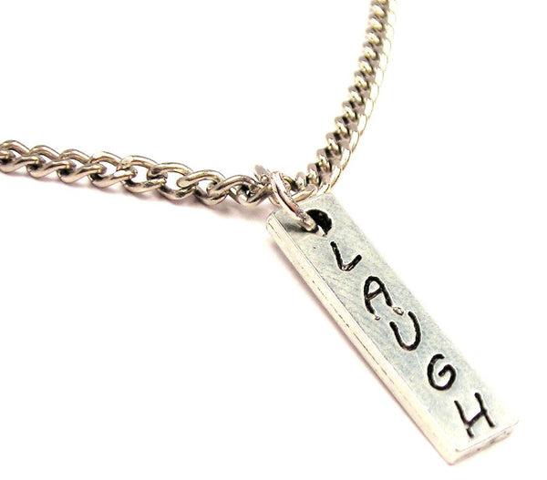 Laugh Single Charm Necklace