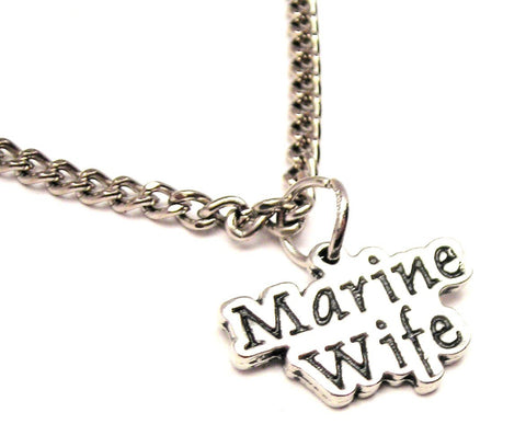 Marine Wife Single Charm Necklace