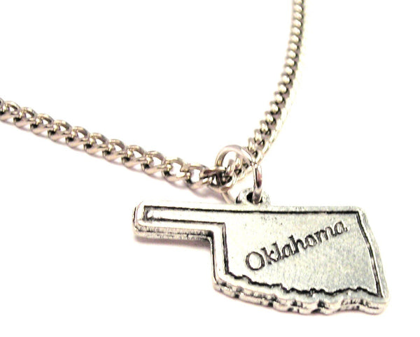 Oklahoma Single Charm Necklace