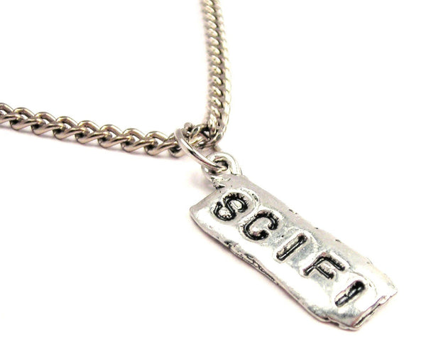 Sci Fi Single Charm Necklace