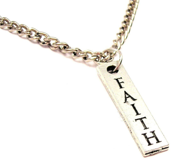 Faith Single Charm Necklace