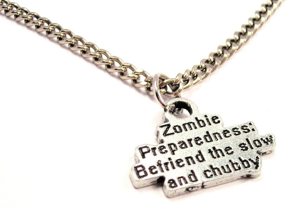 Zombie Preparedness: Befriend The Show And Chubby Single Charm Necklace