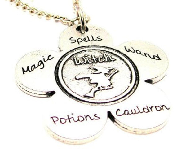 The Witch Flower Single Charm Necklace