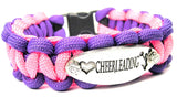 Love Cheerleading 550 Military Spec Paracord Bracelet